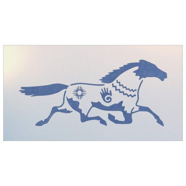 Southwest horse stencil The Artful Stencil