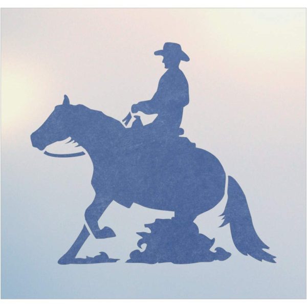 Reining Horse and Rider - The Artful Stencil
