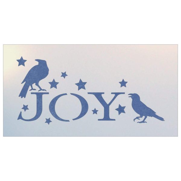 Joyful Crows stencil - The Artful Stencil