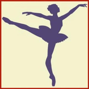 Ballerina Dancer Stencil Template - The Artful Stencil