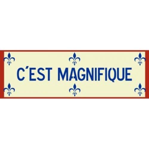 C'est Magnifique - The Artful Stencil