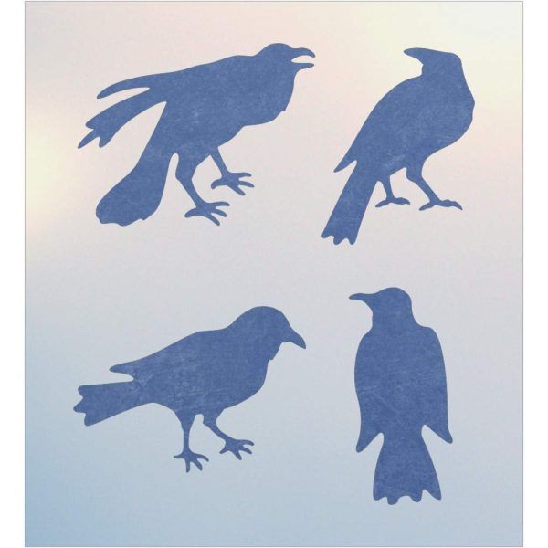 Crow flock 1 Amazon - The Artful Stencil