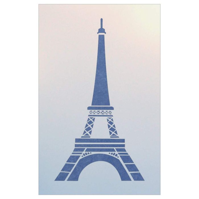 Eiffel Tower Stencil Template The Artful Stencil