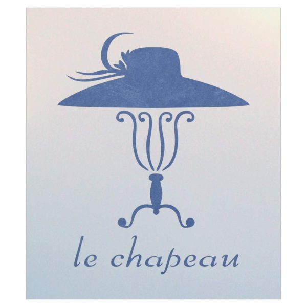 French Hat Stencil Template - The Artful Stencil