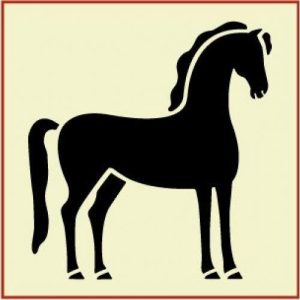 Lovely Horse Stencil Template - The Artful Stencil