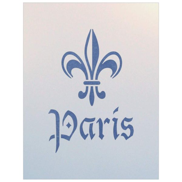 Paris Fleur De Lis - The Artful Stencil