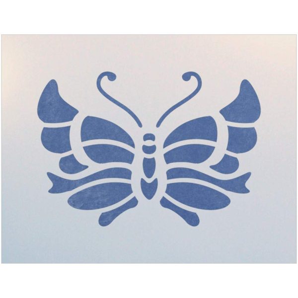 Asian Butterfly 2 Stencil - The Artful Stencil