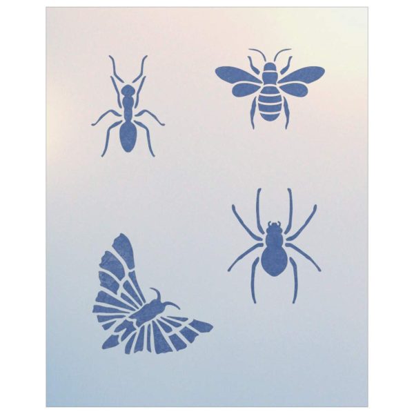 Bugs Set Stencil Template - The Artful Stencil