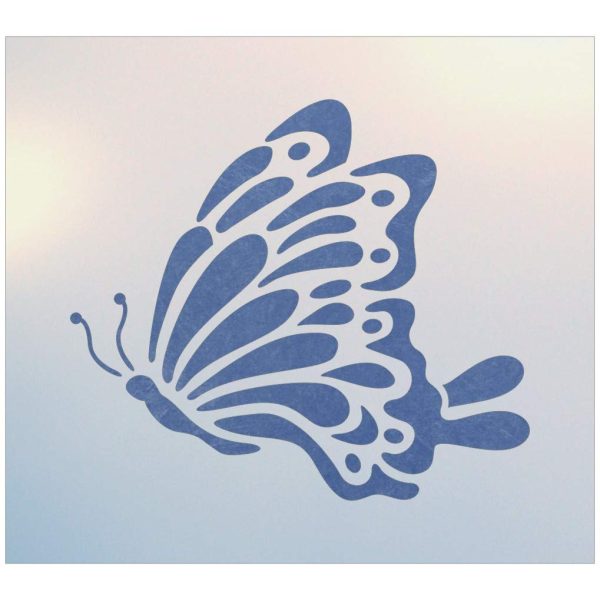 Butterfly 3 Stencil Template - The Artful Stencil