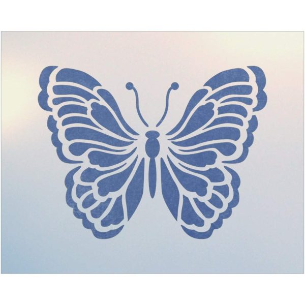 Butterfly 1 Stencil Template - The Artful Stencil