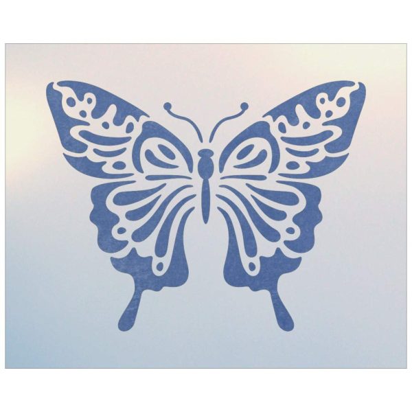 Butterfly 2 Stencil Template - The Artful Stencil