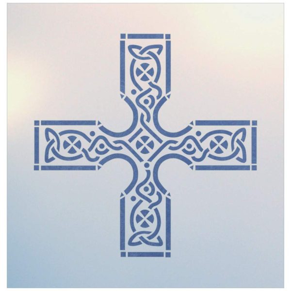 Celtic Cross Stencil Template - The Artful Stencil