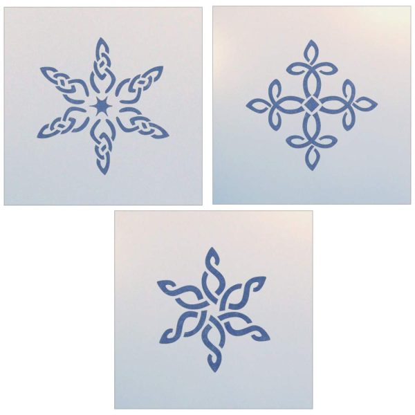 Celtic Snowflake Stencil Set - The Artful Stencil