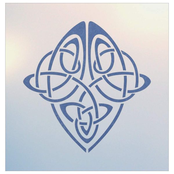 Celtic Trinity Stencil Template - The Artful Stencil