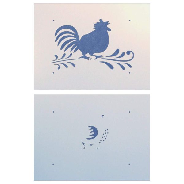 Country Chicken Stencil Template - The Artful Stencil