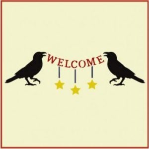 Crows Welcome- Artful Stencil