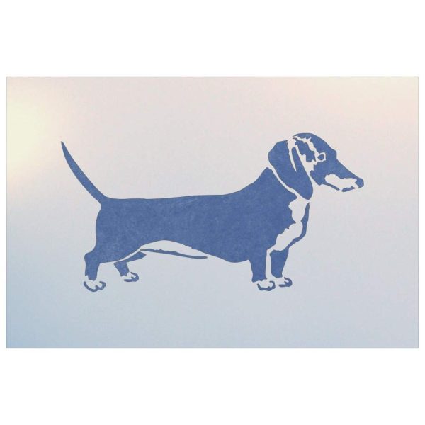 Dachshund Dog Stencil Template - The Artful Stencil