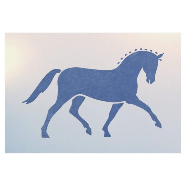 Dressage Horse Stencil Template - The Artful Stencil
