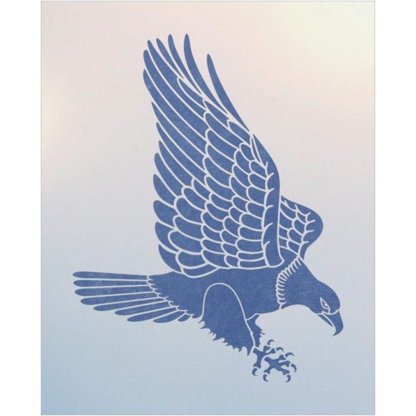 Eagle Bird Stencil Template - The Artful Stencil