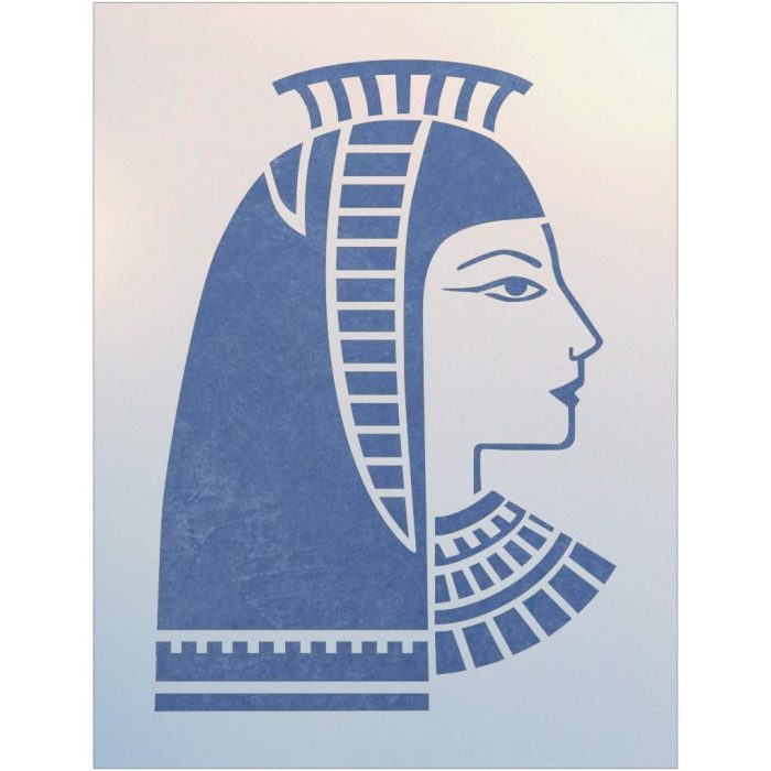 Egyptian Goddess Stencil Template The Artful Stencil