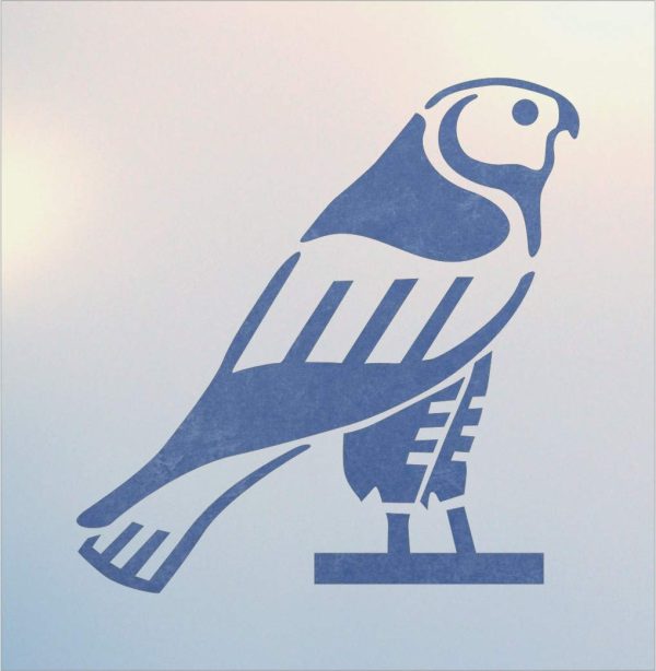 Egyptian Hawk Stencil Template - The Artful Stencil