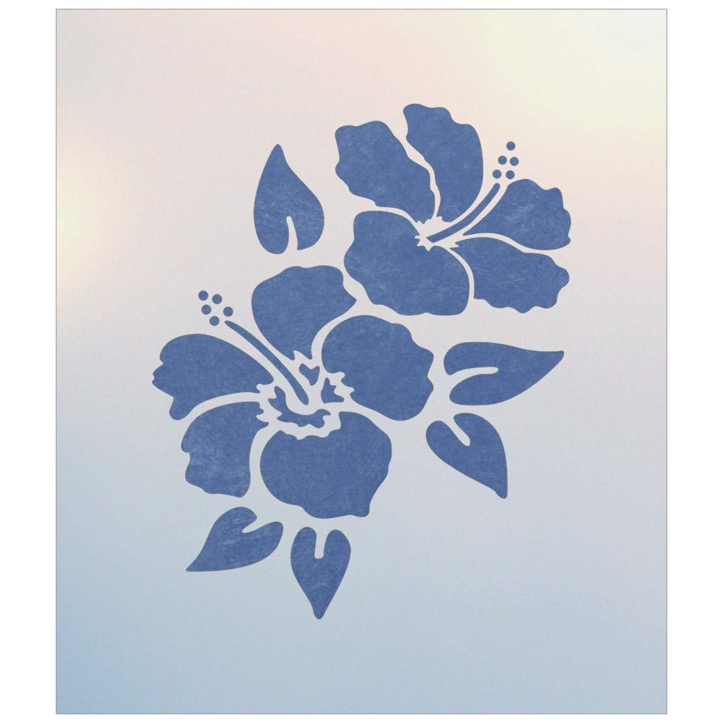 Hibiscus Flower Stencil Template | The Artful Stencil