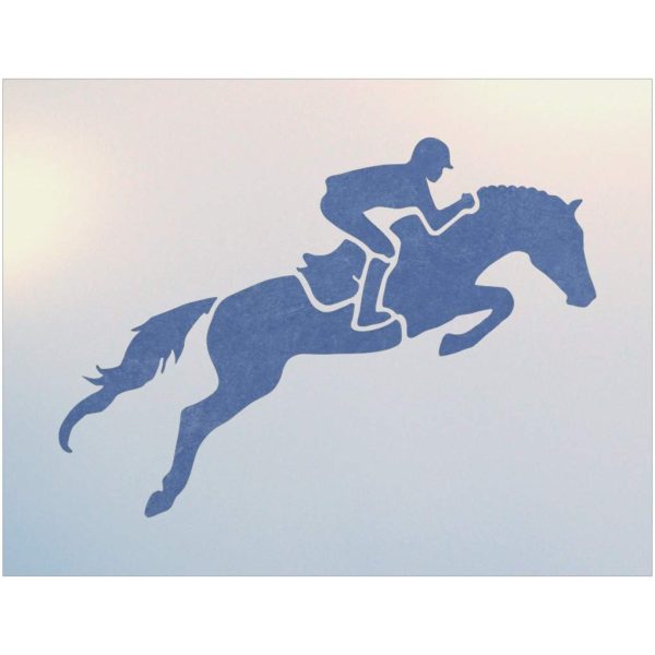 Hunter Jumper Horse and Rider Stencil - The Artful Stencil