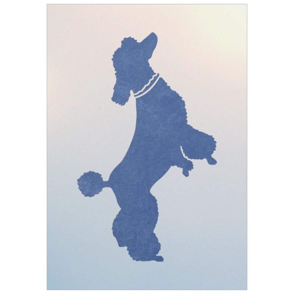 Poodle 1 Stencil Template - The Artful Stencil
