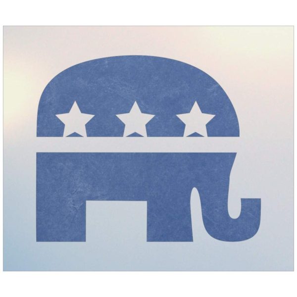 Republican Elephant Stencil Template - The Artful Stencil