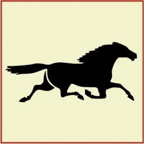 Running Horse Stencil Template - The Artful Stencil