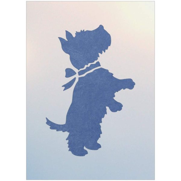Scotty Pup 1 Stencil - The Artful Stencil