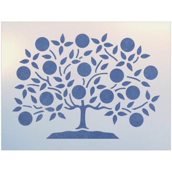 Shaker Tree Of Life Stencil - The Artful Stencil