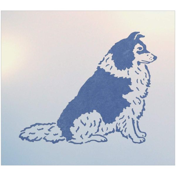 Shepherd Dog Stencil Template - The Artful Stencil