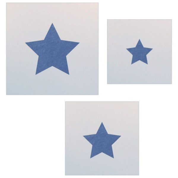 Star Set Stencil Template - The Artful Stencil