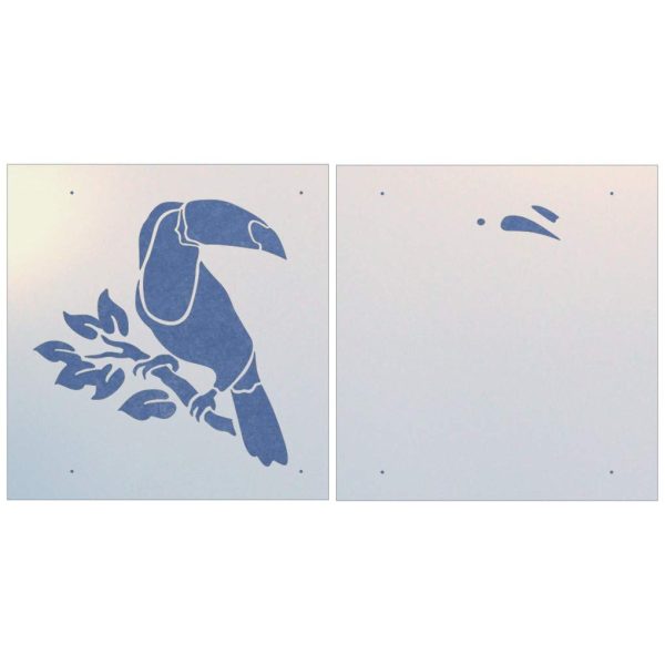 Toucan Bird Stencil Template - The Artful Stencil