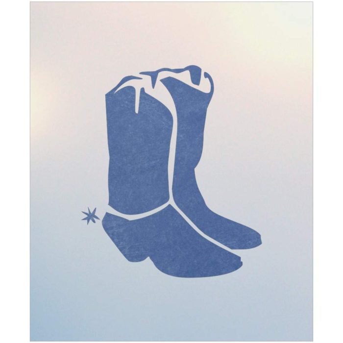 Western Cowboy Boots Stencil | The Artful Stencil