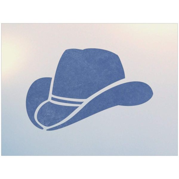 Western Cowboy Hat Stencil - The Artful Stencil