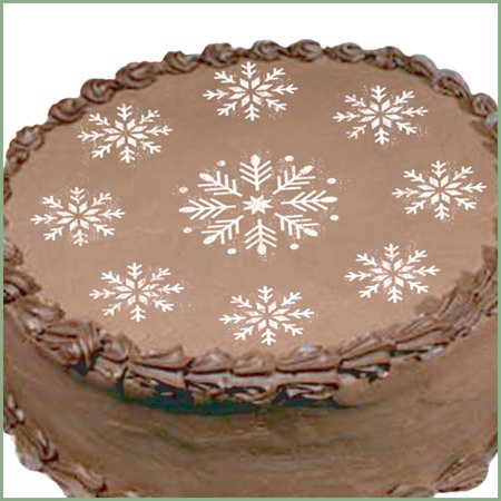 Holiday 8"-9" Round Cake Stencils