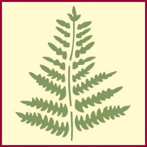 Fern 1 Stencil