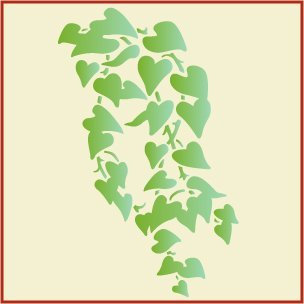 Philodendron Stencil