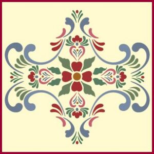 Rosemaling Pattern 13