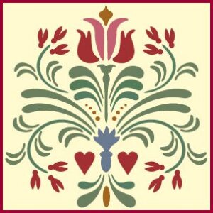 Rosemaling Pattern 14