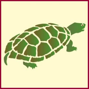Turtle Stencil Artful stencil