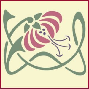 Art Nouveau 1 Stencil