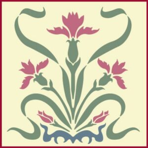 Art Nouveau 2 Stencil