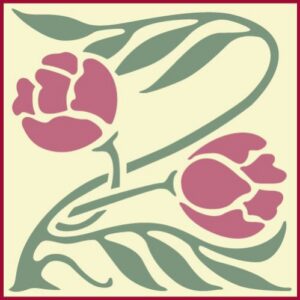Art Nouveau 4 Stencil