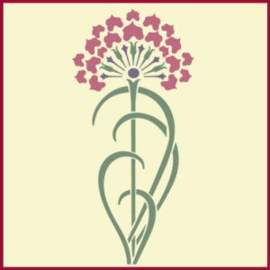 Art Nouveau 6 Stencil