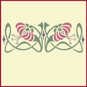 Art Nouveau Border 1 Stencil