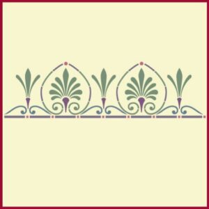 Art Nouveau Border 10 Stencil