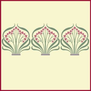 Art Nouveau Border 3 Stencil
